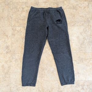 Roots Sweatpants Organic Original Womens Small Black Pepper Trackpants Joggers